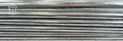 METALLIC SILVER CRINKLED Thin Strong Goatskin leather 6 skins 30+sqf 0.4mm C1756 - Image 1 of 4