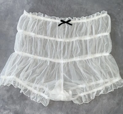 Новый SHeeR шифоновое с оборками трусики 2 X высокая талия девочки романтический babydoll Bloomers - Изображение 1 из 4