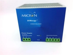 Micron Industries MD480-241NBM Power Supply DIN Rail Mount Single-Phase 24VDC - Picture 1 of 1
