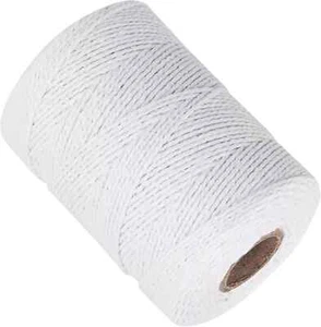 White Cotton Butchers Twine 656 Feet 2MM Thick String, Kitchen Cooking - Picture 1 of 4