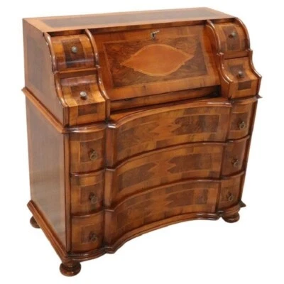 Commode En Placage De Noyer, 1980s - Photo 1/4