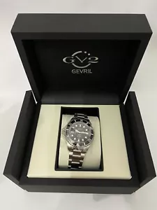 GV2 by Gevril Men's 42247 Liguria Swiss Automatic Ceramic Rotating Bezel Watch - Picture 1 of 8
