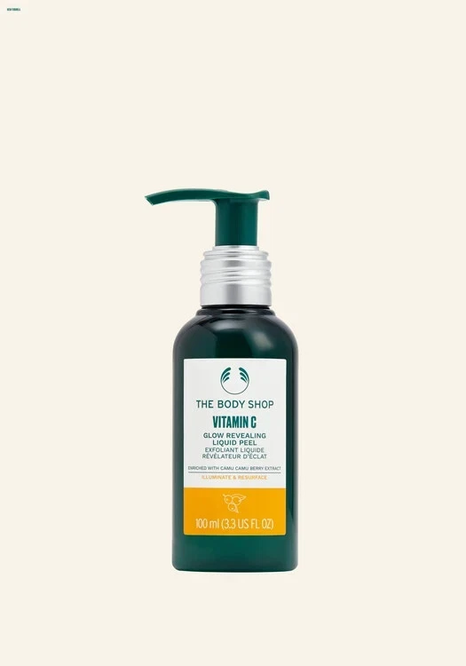 The Body Shop Vitamin C Glow Revealing Liquid Peel 100ml- Radiant Skin Exfoliant - Image 1 of 1