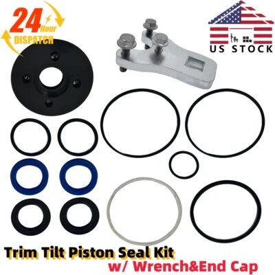 05-19 For Evinrude ETEC E-Tec 75-130hp 5008985 Trim Tilt Seal Kit Wrench End Cap - Image 1 of 4