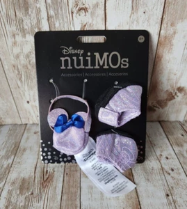 Disney World Nuimos Viola Scintillante Scarpe Borsetta Topolino Minnie Accessori - Foto 1 di 2