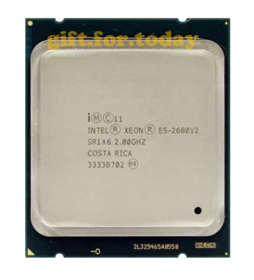 Intel Xeon E5-2680 V2 2.8GHz SR1A6 LGA2011  Processor 10cores 115W 25MB  CPU - Image 1 of 4