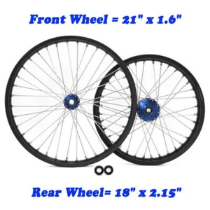 21x1.6 18x2.15 Spoked Wheels Set For SUR-RON X Light Bee X For Segway X260 X160 - Picture 1 of 12