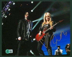 ORIANTHI signiertes 8x10 Foto Rocking Out Performing mit Michael Jackson Beckett BAS - Bild 1 von 1