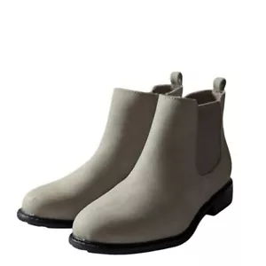 Botín Chelsea White Mountain para mujer color topo cómodo apilado tacón bloque talla 8 - Imagen 1 de 8