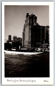 RPPC - Bowling Green Building - New York Echtfoto 1925-1942 Postkarte - Bild 1 von 3