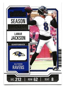 2023 Panini Contenders - Season Ticket #9 Lamar Jackson - Picture 1 of 1