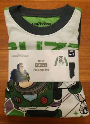 Juego de pijamas de lana de 2 piezas Buzz Lightyear para niños 4-5/6-7 Toy Story #10723 Foto 1 de 4
