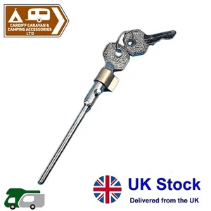 AL-KO AKS 1300 Replacement Spare Barrel Lock & Keys Caravan Trailer Hitch PH998 - Picture 1 of 1