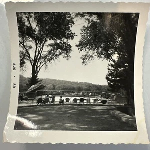 Malerisches Freibad Vintage Foto Echtfoto Bäume Urlaub - Bild 1 von 2