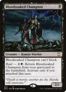 Bloodsoaked Champion MTG Commander: Streets of New Capenna Rare NM x1 - Magic - Picture 1 of 1