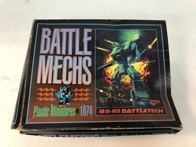 Battlemechs Plastic Miniatures, for Battletech, FASA Corporation with Box - Image 1 of 4