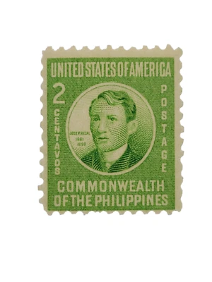 Filipinas 1941 2 centavos sello postal José Rizal raro sello extranjero - ver foto Foto 1 de 4