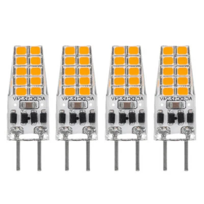 4x GY6,35 LED SMD Saving Lamp Bulb Lamp Warm White AC/DC 12V - Image 1 of 4