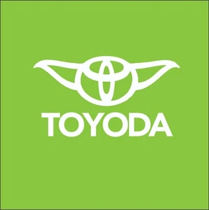 Yoda Toyota Decal Star Wars Sticker 6" wide Tacoma Corolla Camry RAV4 Prius - Picture 1 of 4