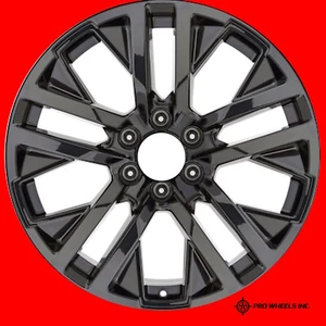 CHEVROLET SILVERADO GMC SIERRA 19-24 22X9 BLACKFACTORY OEM WHEEL RIM 5903 - Picture 1 of 2