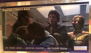 Empire Strikes Back Widevision Trading Card 1995 #11 Medical Center Han Solo - Foto 1 di 2