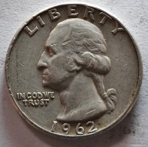 1962 D USA Quarter Dollar - Bild 1 von 2