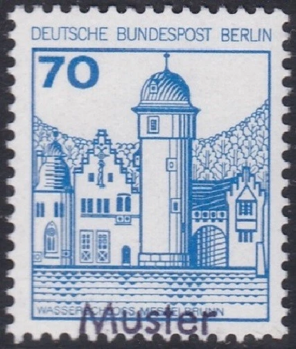 Specimen, Berlin Sc9N398 Architecture, Castle, Mespelbrunn - Image 1 of 1