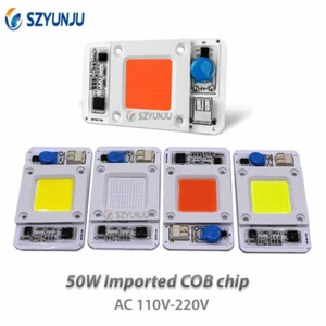 Nuevo tipo LED COB Lámpara Chip 50W CA 110V 220V Entrada Controlador IC Inteligente Apto para LED - Imagen 1 de 22