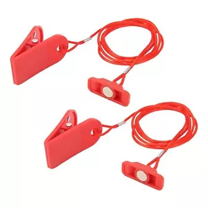 2PCS Treadmill Key Replacement Treadmill Magnet Safety Key Rectangle Universal - Picture 1 of 7