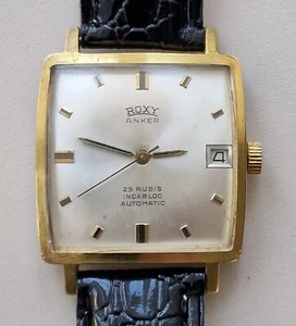 Vintage ROXY ANKER 25Rubis Incabloc Automatic Date Displaying German From 60's - Bild 1 von 24