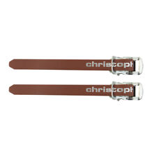 Zefal Vintage Leather Bicycle Toe Straps-370mm-Brown