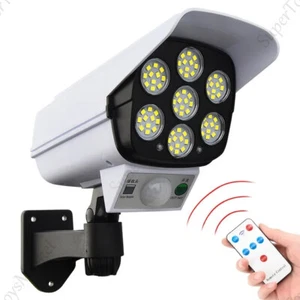 77 LED Solar Security Light Motion Sensor Remote Outdoor Garden Yard Flood Lamp - Picture 1 of 12