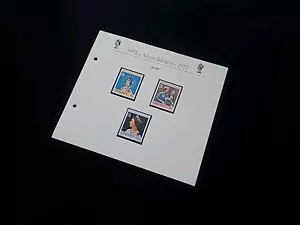Queen Elizabeth II UK Royalty 1977 Silver Jubilee Royal Postage Stamp Set JERSEY - Picture 1 of 12