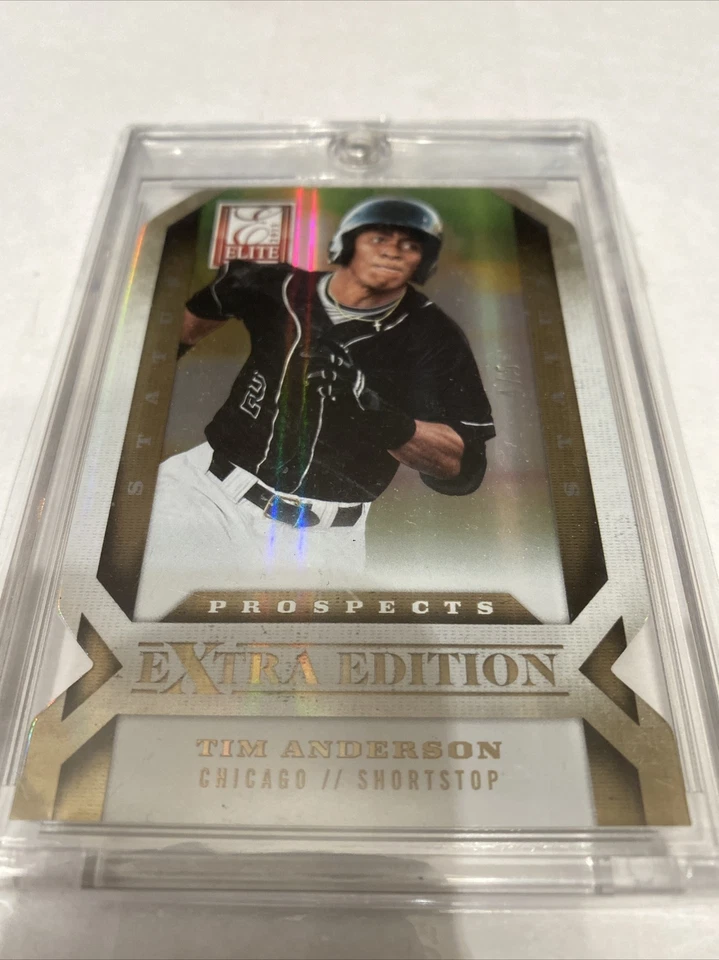 Panini Elite 2013 edición extra estado dorado troquelado 4/5 Tim Anderson #112 Foto 1 de 3
