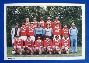 Mannschaftsbild Hamburger SV von 1977 ''' - Bild 1 von 1