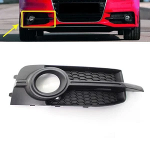 For AUDI A1 8X 2011-2014 Honeycomb Front Bumper Fog Light Grilles Black - Picture 1 of 6