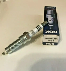8pk NGK 7554 ZNAR7AIX Ford Mustang 3 Valve COLD Spark Plugs M12405-3V12MM - Picture 1 of 2