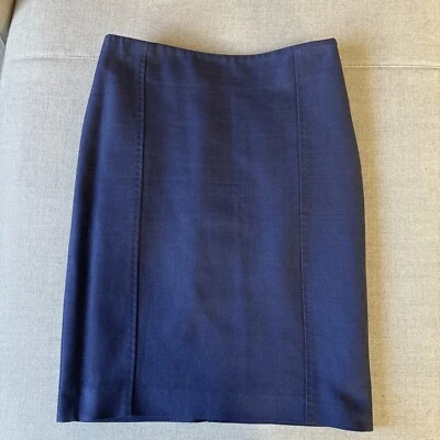 Falda lápiz Alberta Ferretti azul marino talla 4 Foto 1 de 4