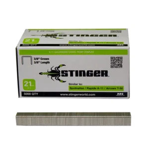 3/8 In. A-11 Galvanized Steel Staples (5000-Count) - Picture 1 of 3