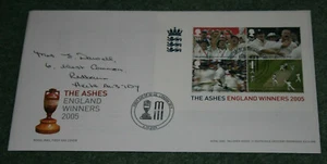 Royal Mail Ersttagsbrief - "The Ashes" 2005 London SE11 Stempelung - Bild 1 von 3
