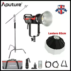 Aputure LS C300d II LED Video Light V-mount+ 65cm Lantern Softbox+10.8ft C Stand - Picture 1 of 12