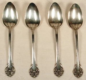 ROSE WALLACE STERLINGSILBER 4 TEELÖFFEL 1898 - Bild 1 von 5