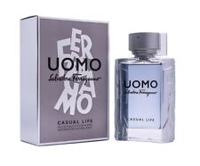 Uomo Casual Life by Salvatore Ferragamo 3.4 oz EDT Cologne for Men New In Box