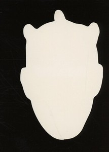 2010 Topps Star Wars Galaxy 5 Blank Sketch Card Darth Maul Die-Cut