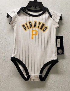 Pittsburgh Pirates bebé niña 3/6 meses, a rayas - Imagen 1 de 1
