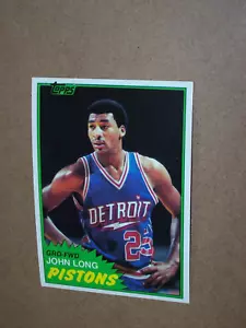 1981 Topps Basketball Mid West John Long Karte #83 NM schöne Karte, zentriert - Bild 1 von 2