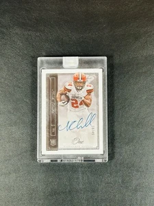 2018 Panini One NICK CHUBB /49 Rookie Autographs On Card Sealed #73 RC Auto SP - Picture 1 of 2