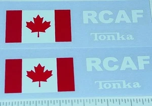 Pair Tonka Royal Canadian Air Force Jeep Stickers TK-086 - Picture 1 of 1