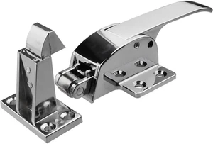 Adjustable Latch Spring Loaded Walk in Freezer Cooler Door Handle Grip - Picture 1 of 8