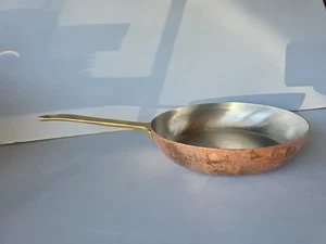 Kupfer Bratpfanne mit Messinggriff Paul Revere 8" - Bild 1 von 4